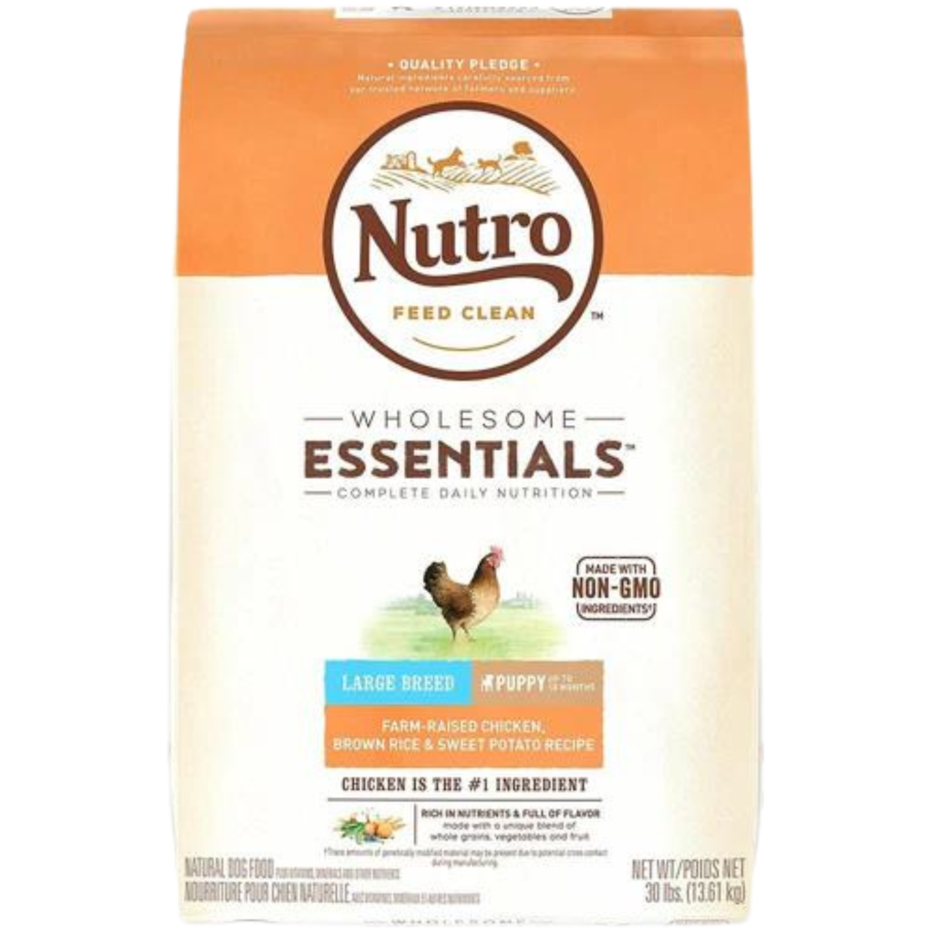 Nutro Wholesome Essentials Puppy Farm-Raised Chicken, Brown Rice & Sweet Potato Recipe